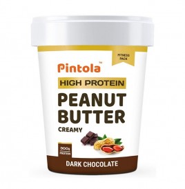 Pintola High Protein Peanut Butter Creamy Dark Chocolate  Jar  1 kilogram